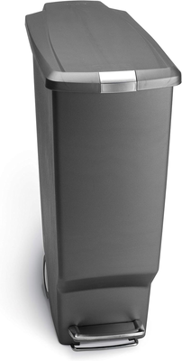 Simplehuman plastic 40l grey, Grey, medium