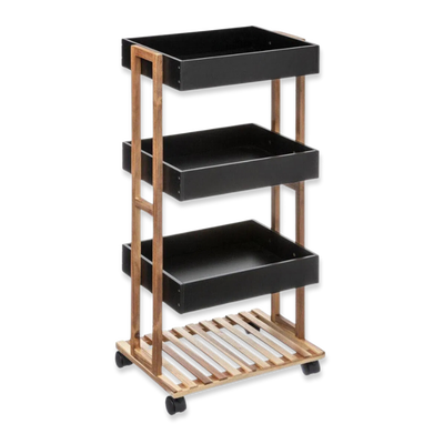 5five dessert wooden trolley 4-tier, , medium
