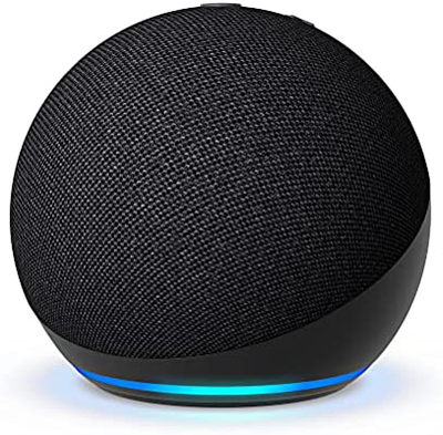 Amazon echo dot 5 black loudspeakers  b09b8x9rgm