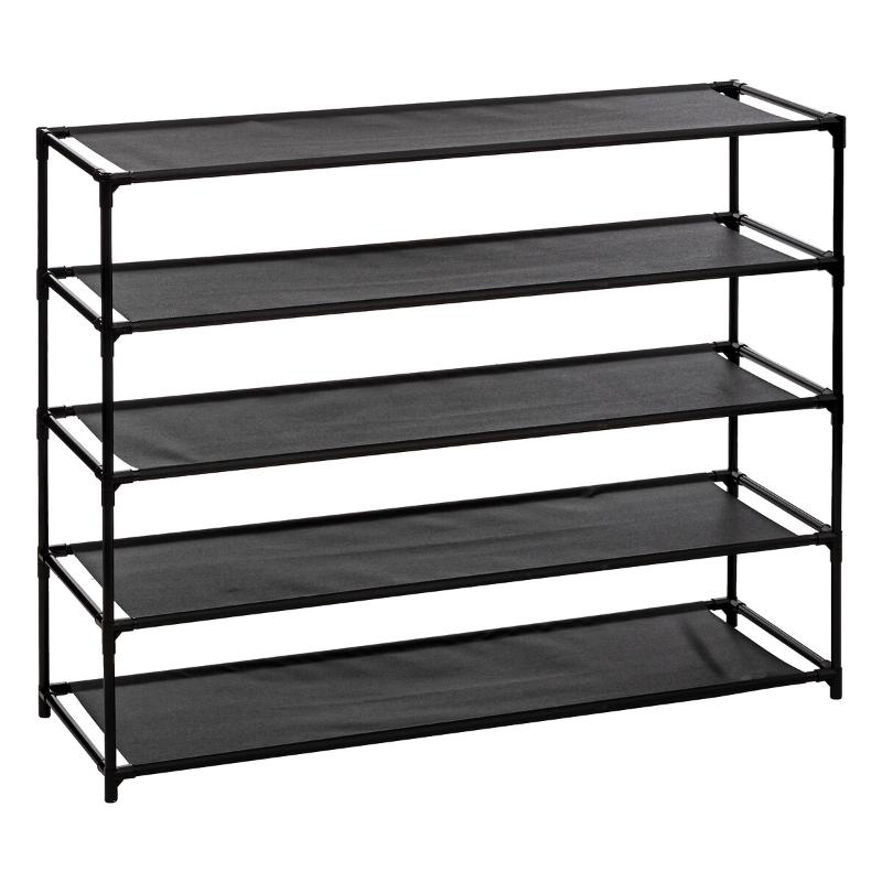 Five shoe rack with 10 shelves - grey, , medium image number null