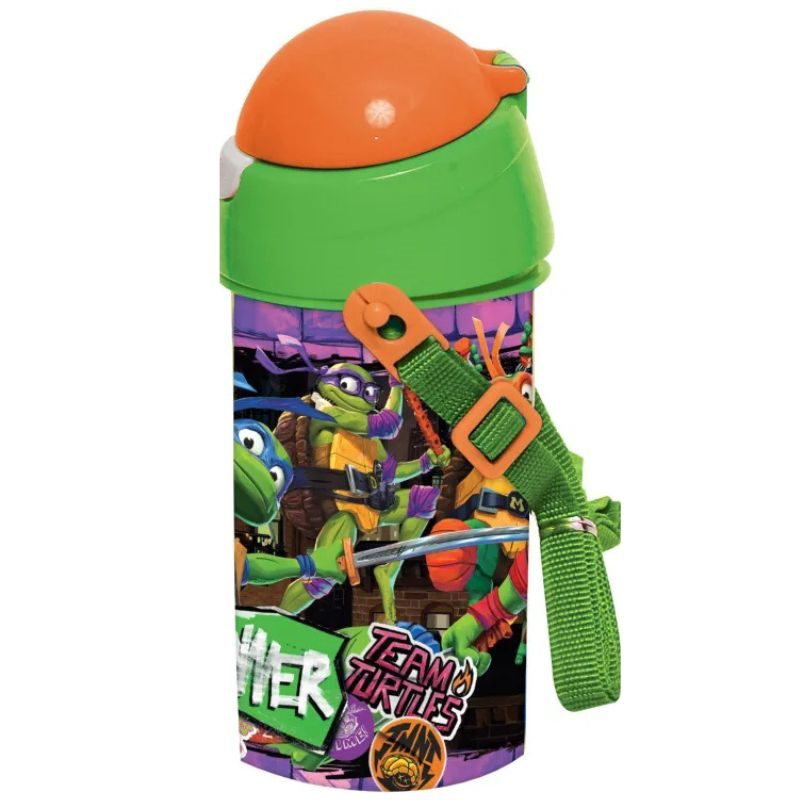 Gim canteen pp 500ml ninja turtles, , medium-null