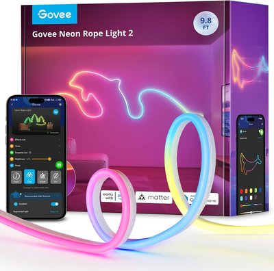 Govee gaming wall neon rope light 2 5m (matter), , medium