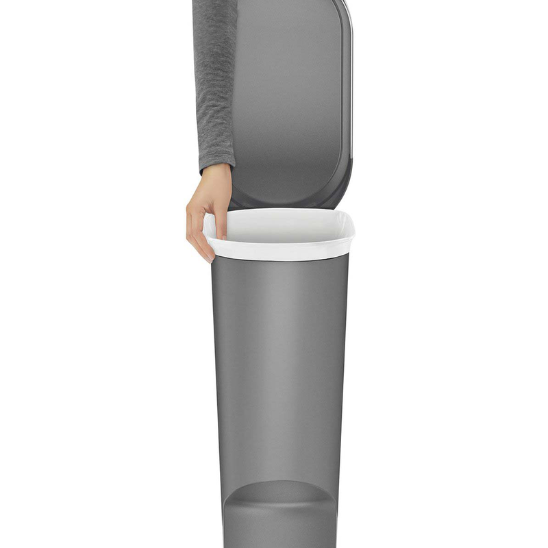 Simplehuman slim pedal bin 40l - grey, , medium image number null