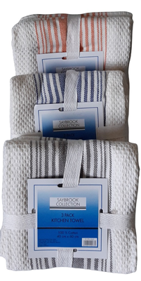 Kitchen towels 100% cotton 3pcs, , medium