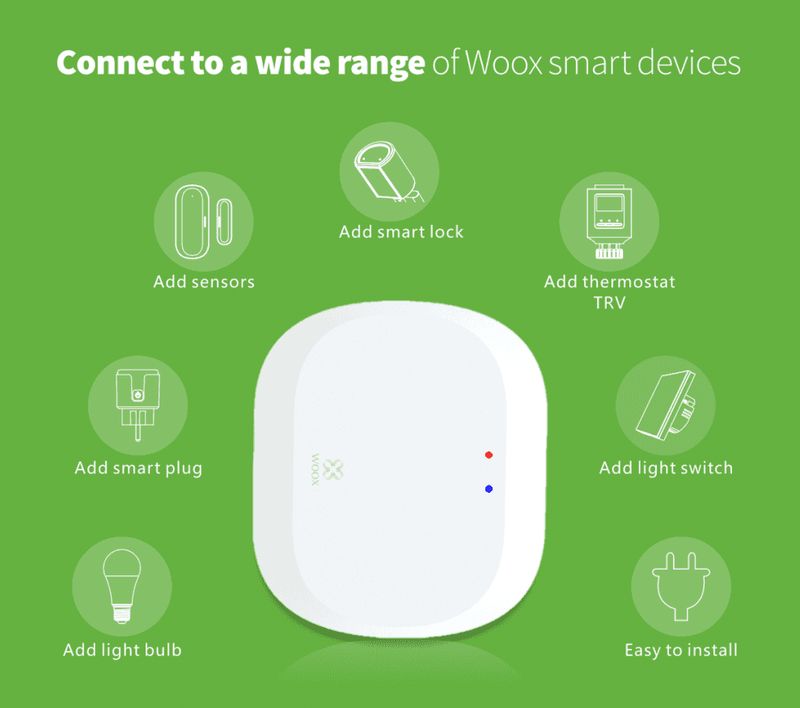 Product image: Woox r7070 Wi-Fi zigbee wireless gateway, , medium-null