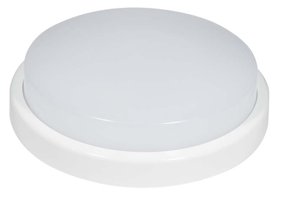 J&c led 12w outdoor bulkhead ceiling light round 4000k ip54 ø210mm