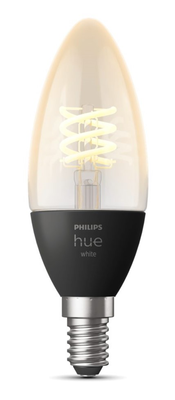 Philips hue white filament single bulb 4.5w e14, , medium