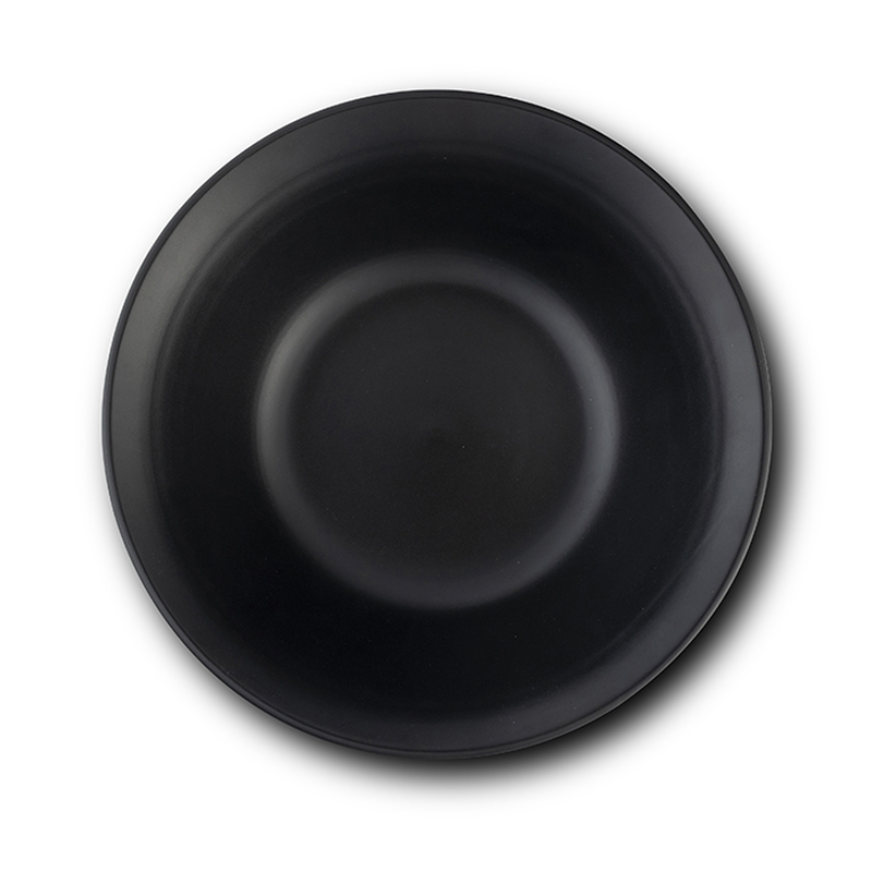 Nava stoneware salad bowl soho black 23cm, , medium-null