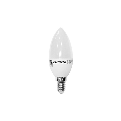 Lamp white lighting candle e14-led 260lm 6200k 3w, , medium
