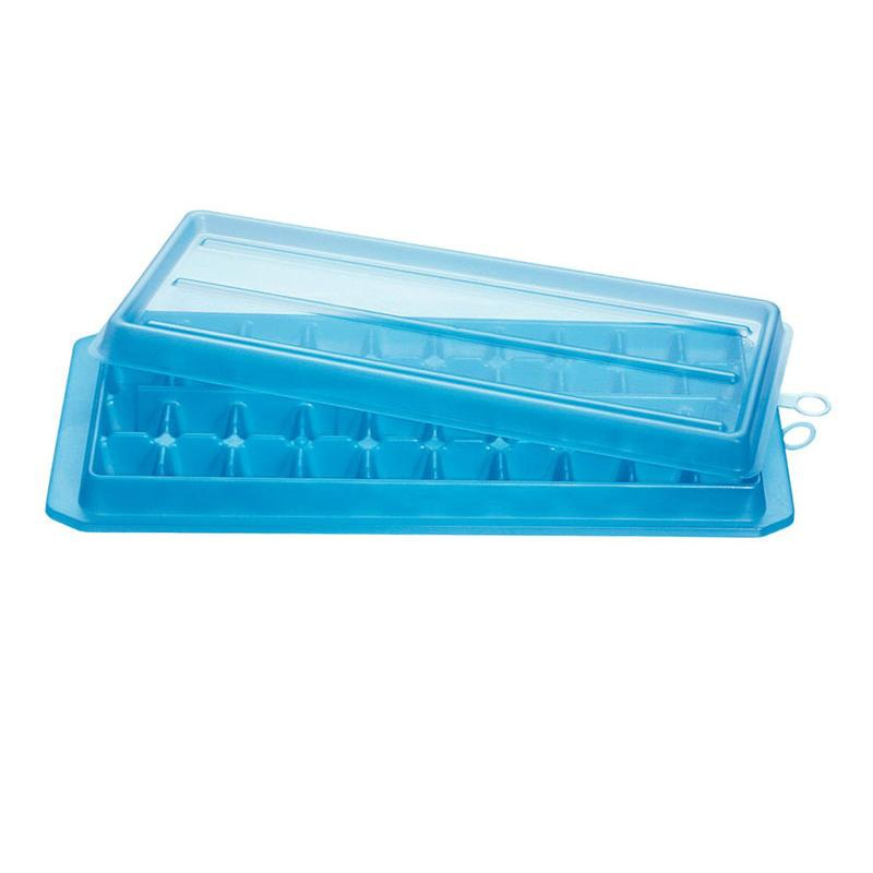 Cosmoplast ice cube tray with lid 31x13cm - assorted colors, , medium-null