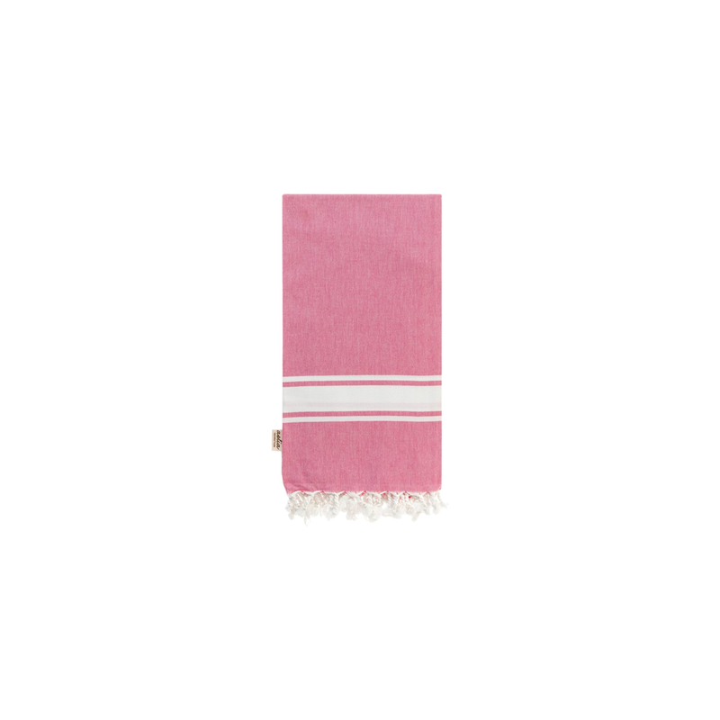 Pink 'patmos' beach towel, , medium-null