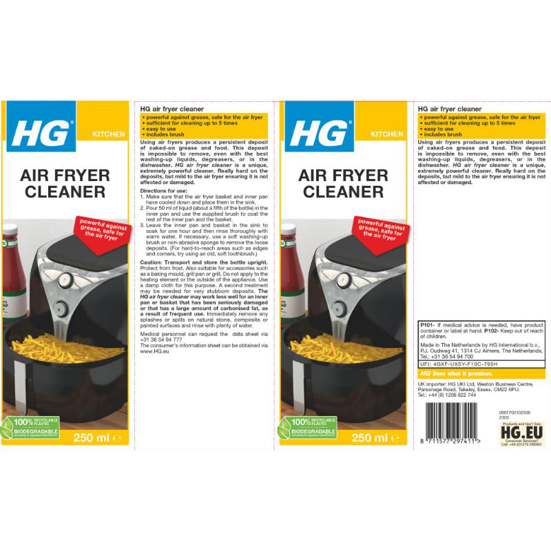Hg Air fryer cleaner 250ml, , medium-null