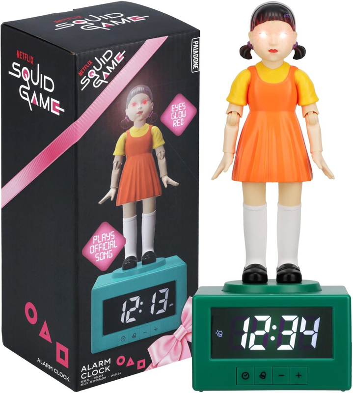 Paladone squid game spirits young hee alarm clock, , medium-null