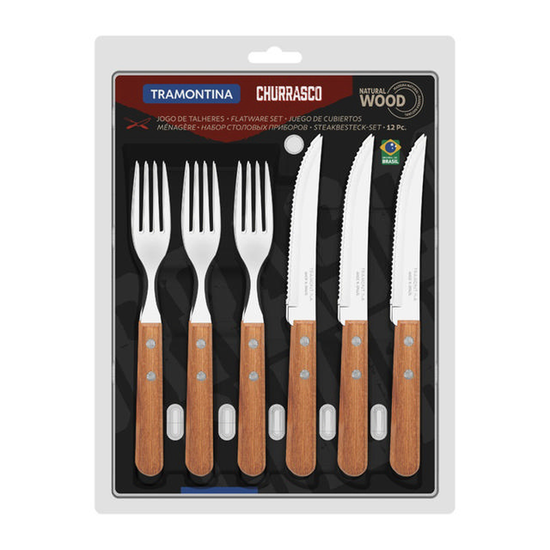 Tramontina churrasco cutlery 12pcs, , medium-null