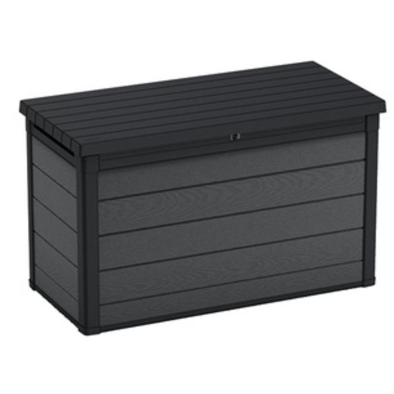 Keter cortina storage box 757l - wood grey, , medium-null
