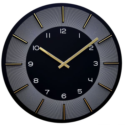 Nextime design wall clock
metal frame with mdf, , medium