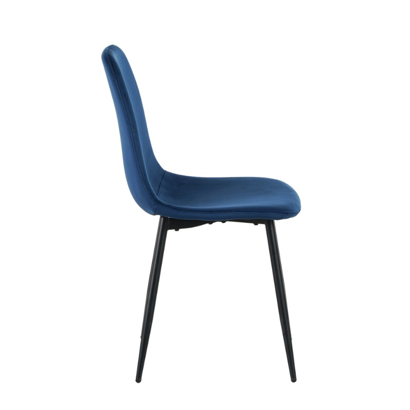 Athina chair velvet - blue, , medium-null