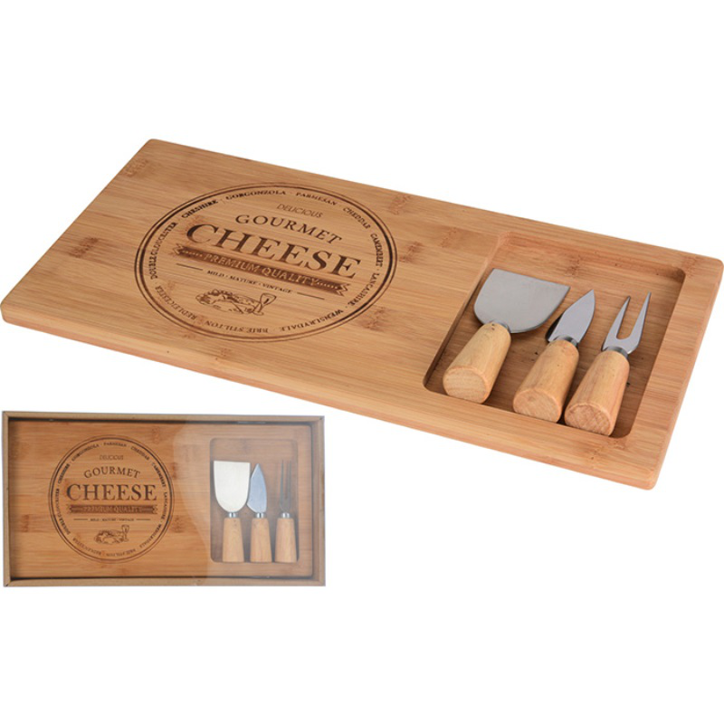 Product image: Cheese board bamboo 38x18.5x1.5cm, , medium-null