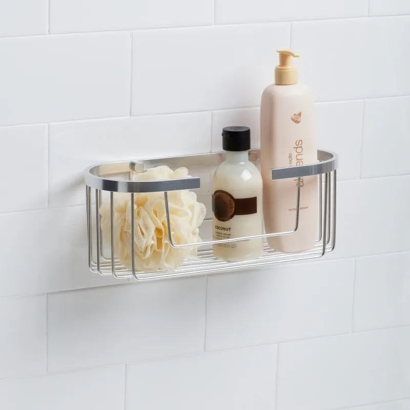 Oval storage basket aluminium-null