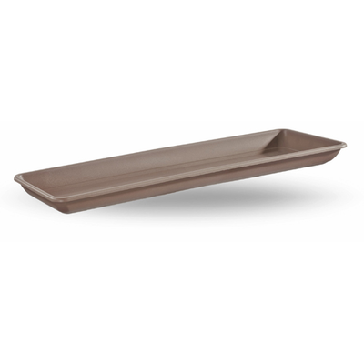 Veca plastic plate rectangular 60x20cm light grey