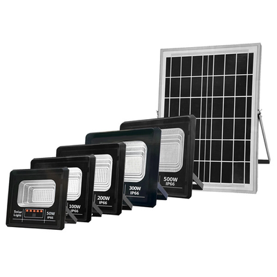 Ηλιακός προβολέας 50-500w με τηλεχειριστήριο -jortan, Black, medium