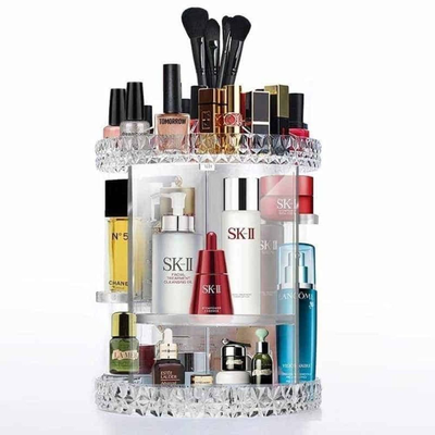 Makeup organizer &mu;&epsilon; &pi;&epsilon;&rho;&iota;&sigma;&tau;&rho;&epsilon;&phi;ό&mu;&epsilon;&nu;&eta; &beta;ά&sigma;&eta; 360&deg; & &rho;&upsilon;&theta;&mu;&iota;&zeta;ό&mu;&epsilon;&nu;&alpha; &rho;ά&phi;&iota;&alpha;, , medium