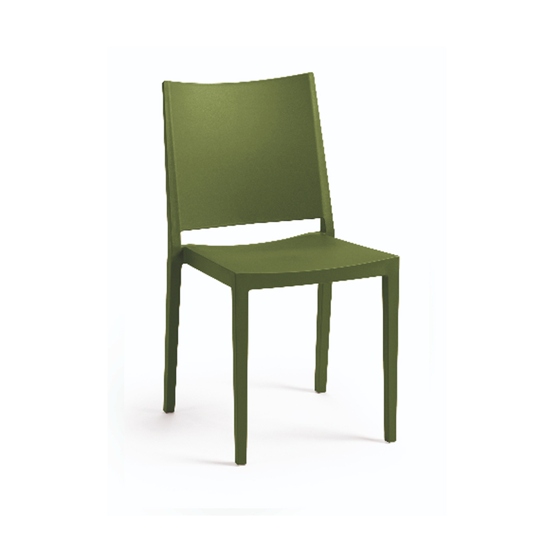Mosk armless plastic chair black-null