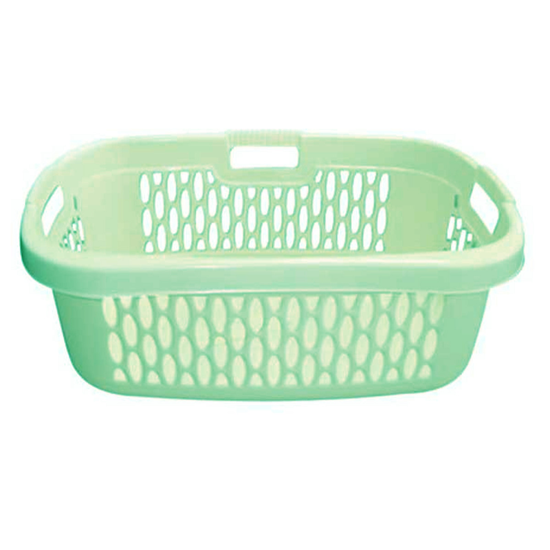 Clothes basket with holes 35l 62.8x41x24cm green-null