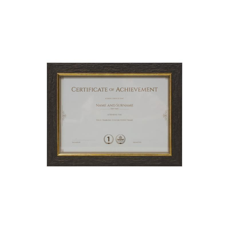 Diploma κορνιζα α4 - καφε, , medium image number null