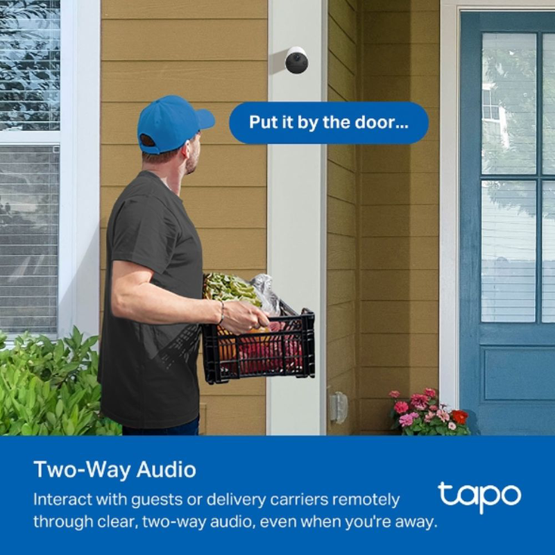 Tapo c410 tp-link ασύρματη κάμερα ασφαλείας 2k qhd με διπλής κατεύθυνσης ήχο, αδιάβροχη & μακράς διάρκειας μπαταρία έως 180 ημέρες, , medium-null