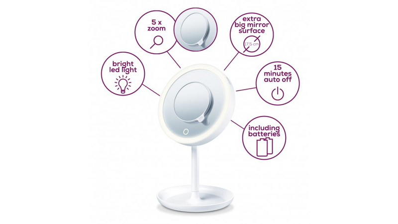 Product image: Beurer bs45 led mirror 17.5cm, , medium-null