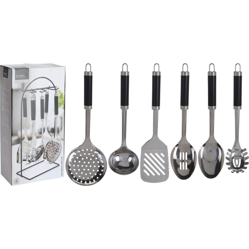 Kitchen set 6pcs with rack, , medium-null