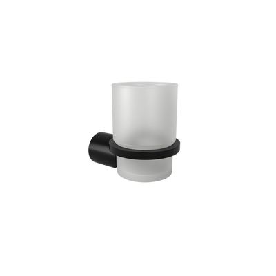 LAMDA black matte wall mounted tumbler holder, , medium
