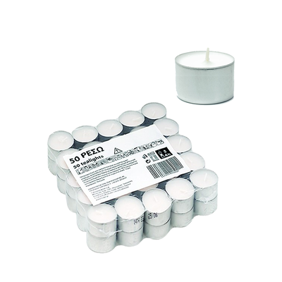 Pack of tea lights / candles 50pcs 8h, , medium