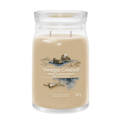 Yankee signature large jar amber&sandawood, , medium