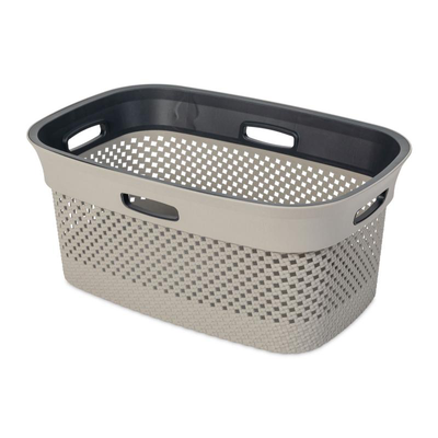Dea laundry basket woolly 45l - grey