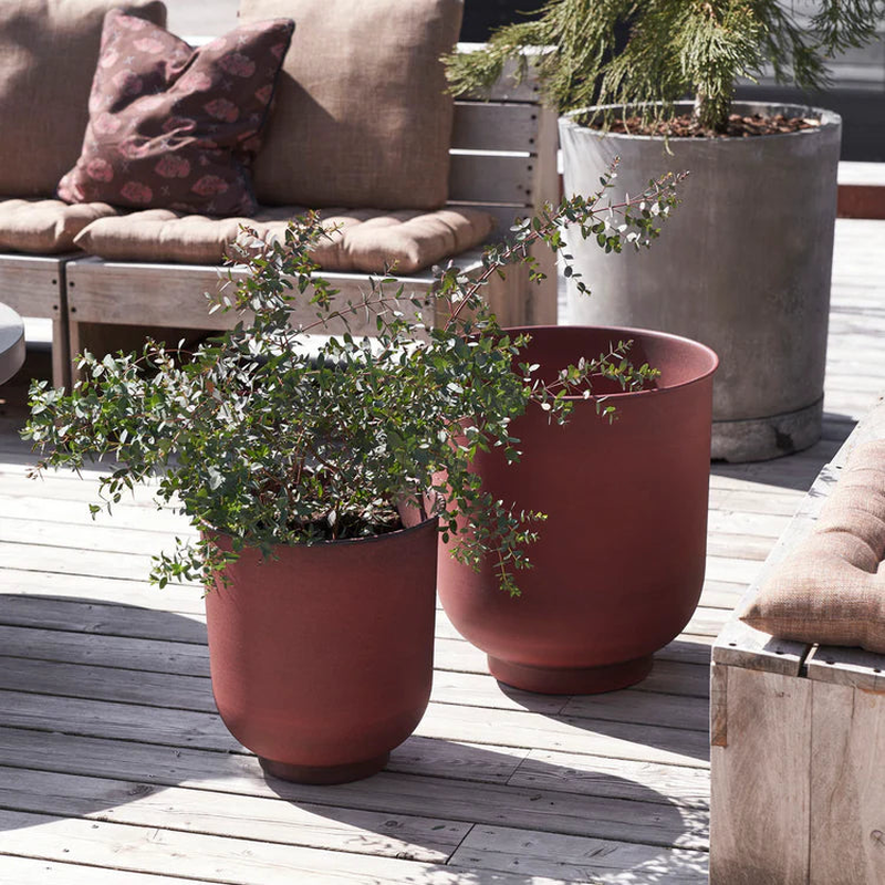 House doctor vig planter burnt henna image number null