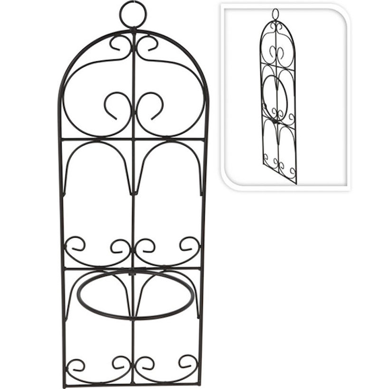 Flower rack 53x19cm black, , medium-null