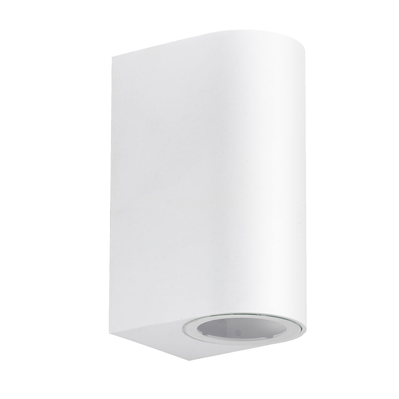Product image: Sunlight 2xgu10 (max.2x10w) wall light up & down white ip44 l70xw95x150mm, , medium-null