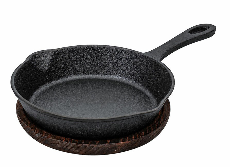 Estia base wooden for cast iron 20cm, , medium image number null