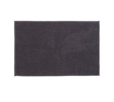 Ankor chenille carpet 60x90cm grey, , medium