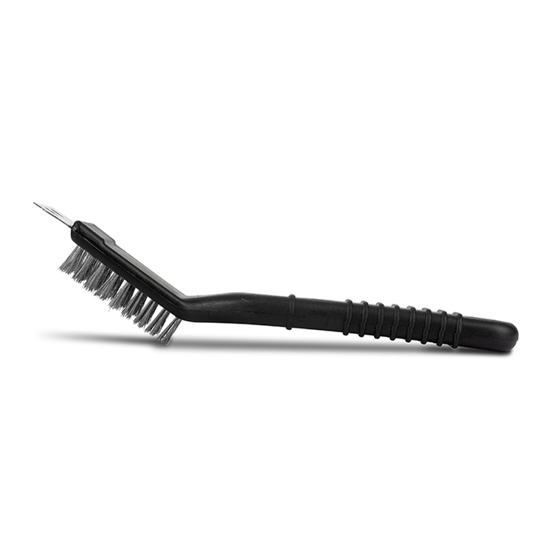 Nava bbq guru stainless steel grill cleaning brush with scraper 22cm, , medium-null