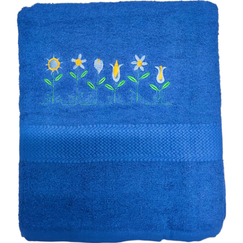 Terry bath towel with embroidery 100 cotton #tbt1 image number null
