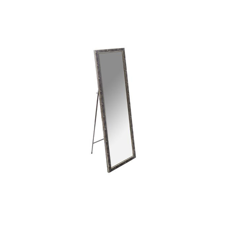 Rectangular mirror in stand 35x125cm-null