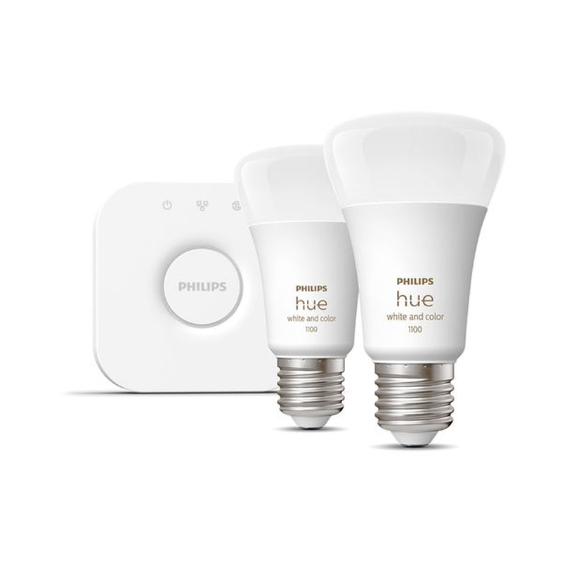 Hue white and color ambiance starter kit e27 image number null