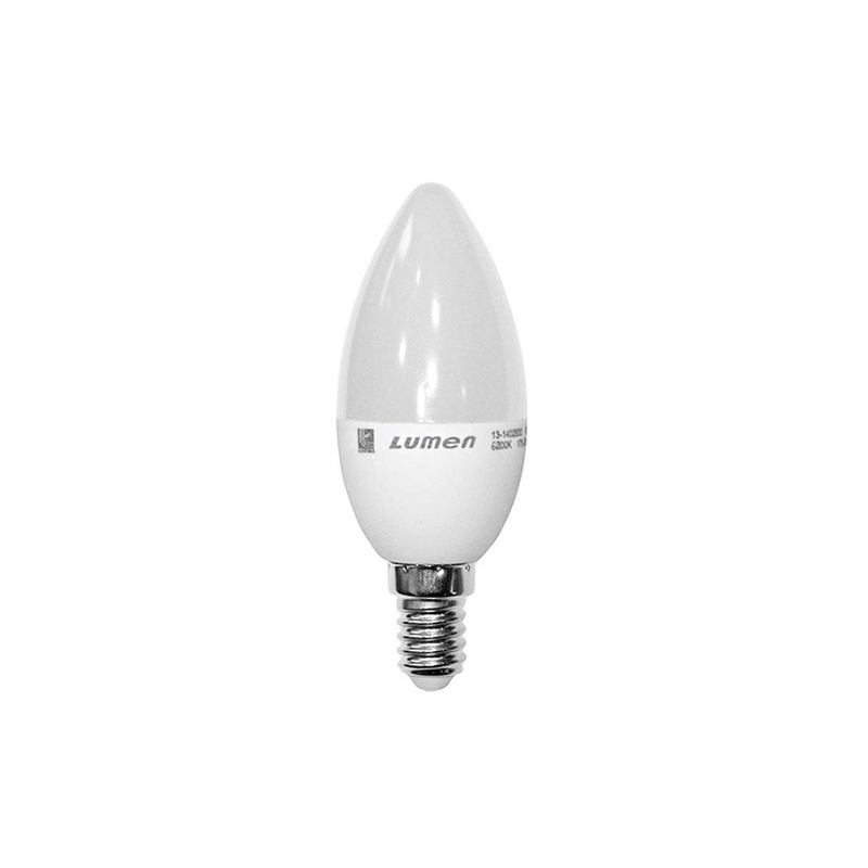 White light candle 240 'e14-led 420lm 6200k 5w image number null