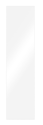 Superliving mdf over door mirror 30x120cm - silver