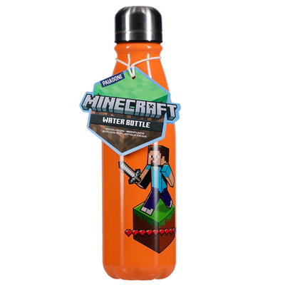 Paladone minecraft - aluminium water bottle 600ml pp12074mcf, , medium