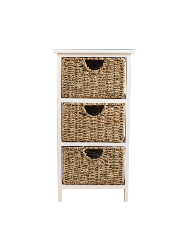 Product image: Tina wooden cabinet with 3 baskets, , medium-null