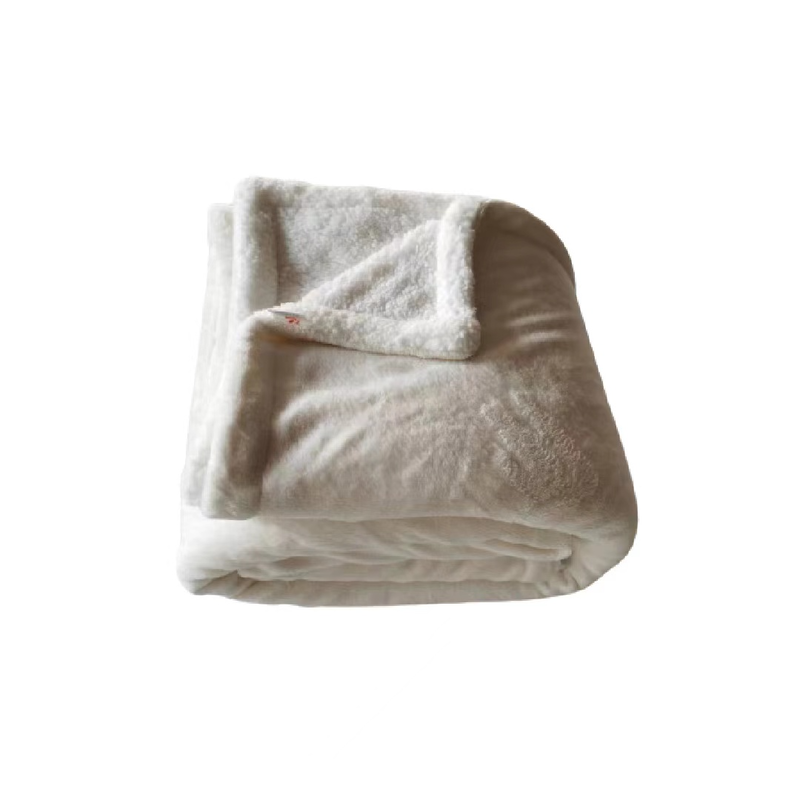 Flannel sherpa lamb blanket #b220-null